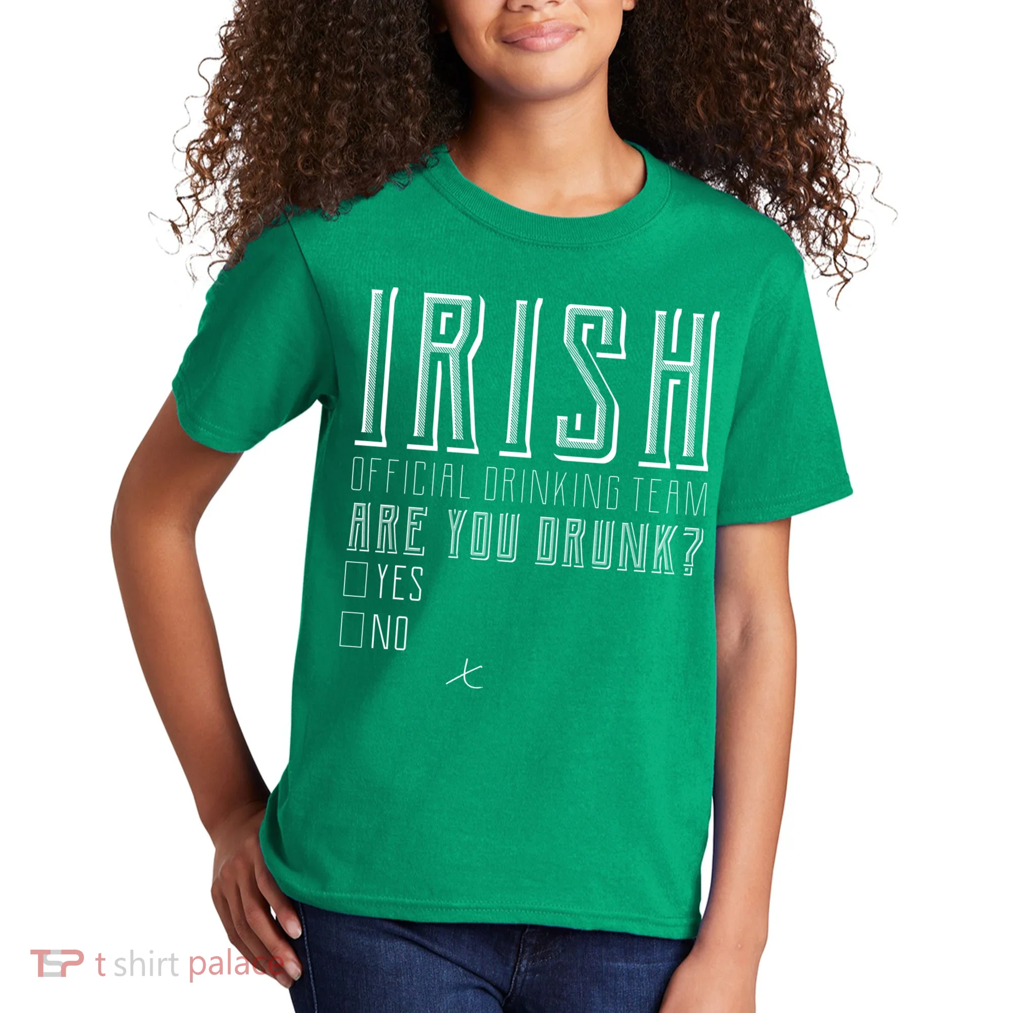 Irish Official Drinking Team Are You Drunk Kids T-Shirt