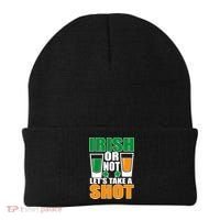 Irish Or Not Let's Take A Shot  Beanie thumb 0