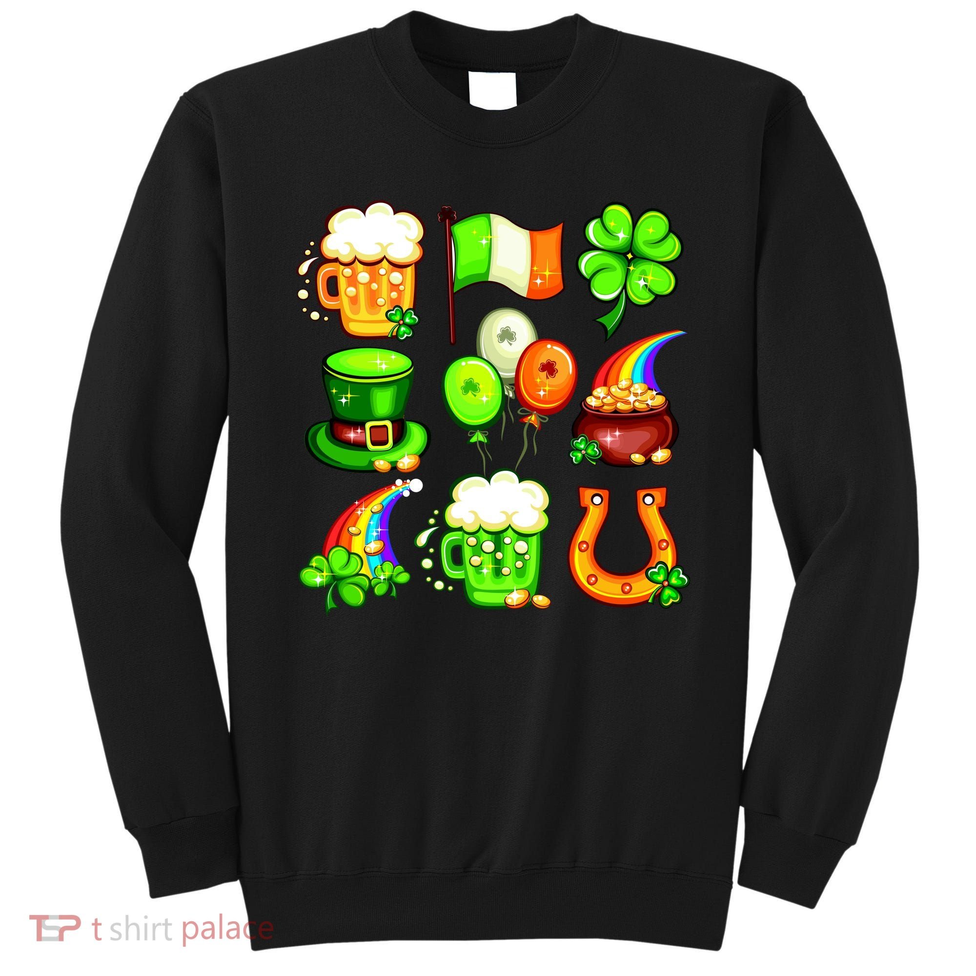 Irish Party Favors Festive St. Patrick's Day Mashup Sweatshirt