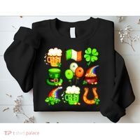 Irish Party Favors Festive St. Patrick's Day Mashup Sweatshirt thumb 2
