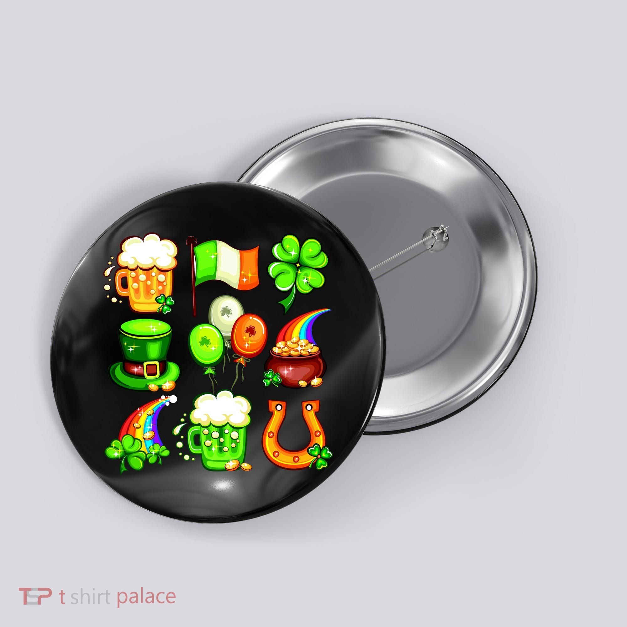 Irish Party Favors Festive St. Patrick's Day Mashup Button
