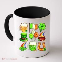 Irish Party Favors Festive St. Patrick's Day Mashup Coffee Mug thumb 0