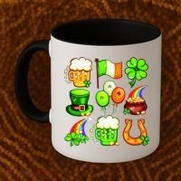 Irish Party Favors Festive St. Patrick's Day Mashup Coffee Mug thumb 2