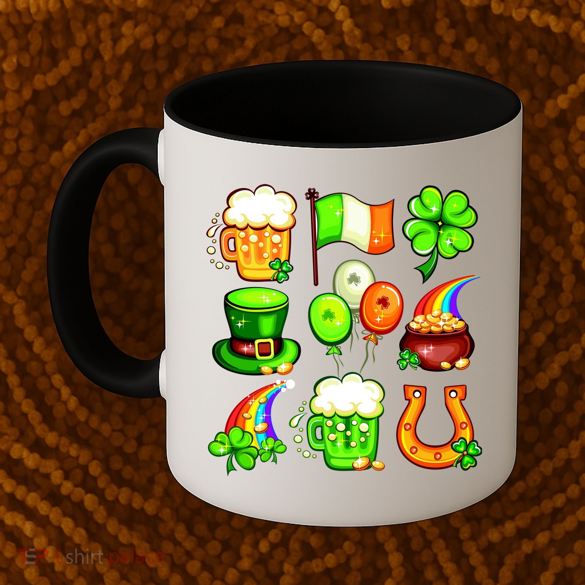 Irish Party Favors Festive St. Patrick's Day Mashup Coffee Mug