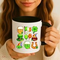 Irish Party Favors Festive St. Patrick's Day Mashup Coffee Mug thumb 3