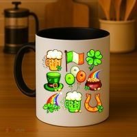 Irish Party Favors Festive St. Patrick's Day Mashup Coffee Mug thumb 4
