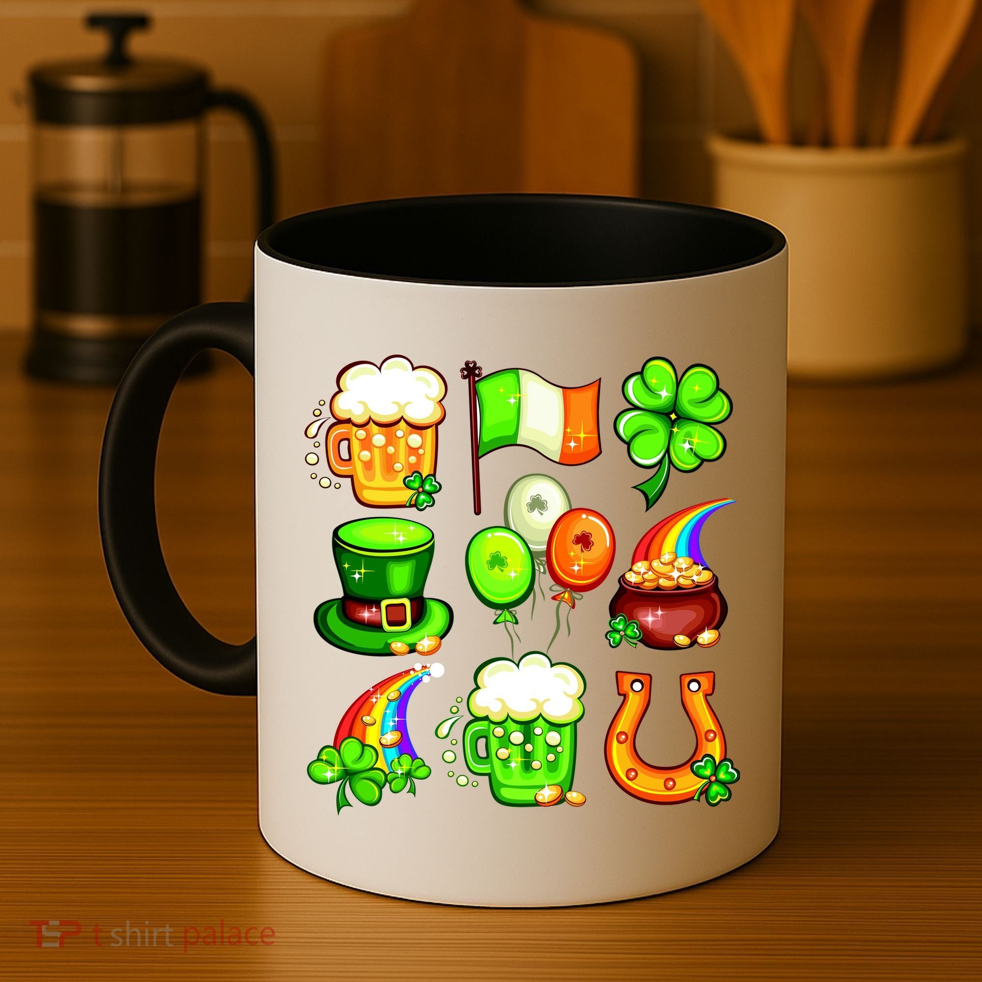 Irish Party Favors Festive St. Patrick's Day Mashup Coffee Mug
