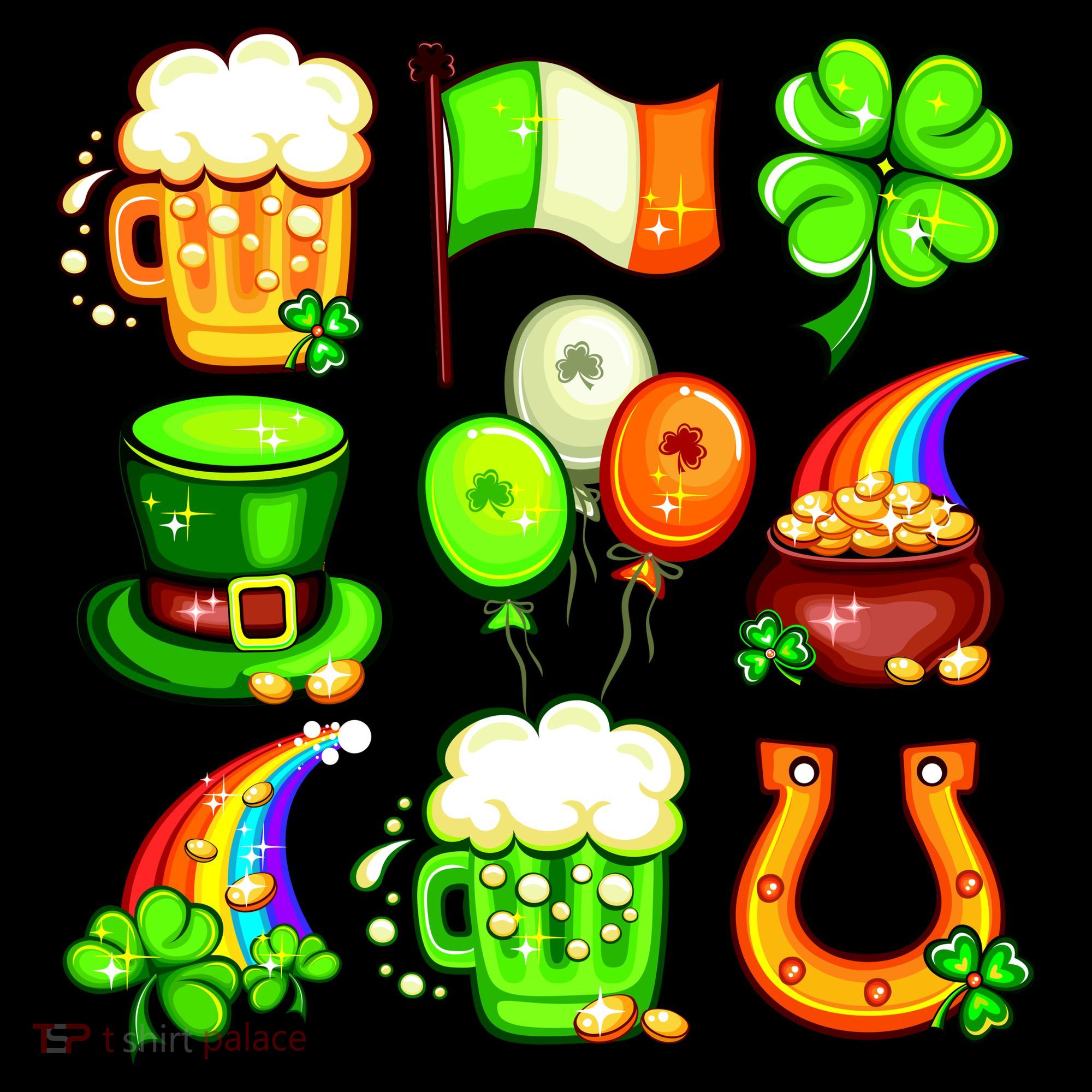 Irish Party Favors Festive St. Patrick's Day Mashup Mousepad