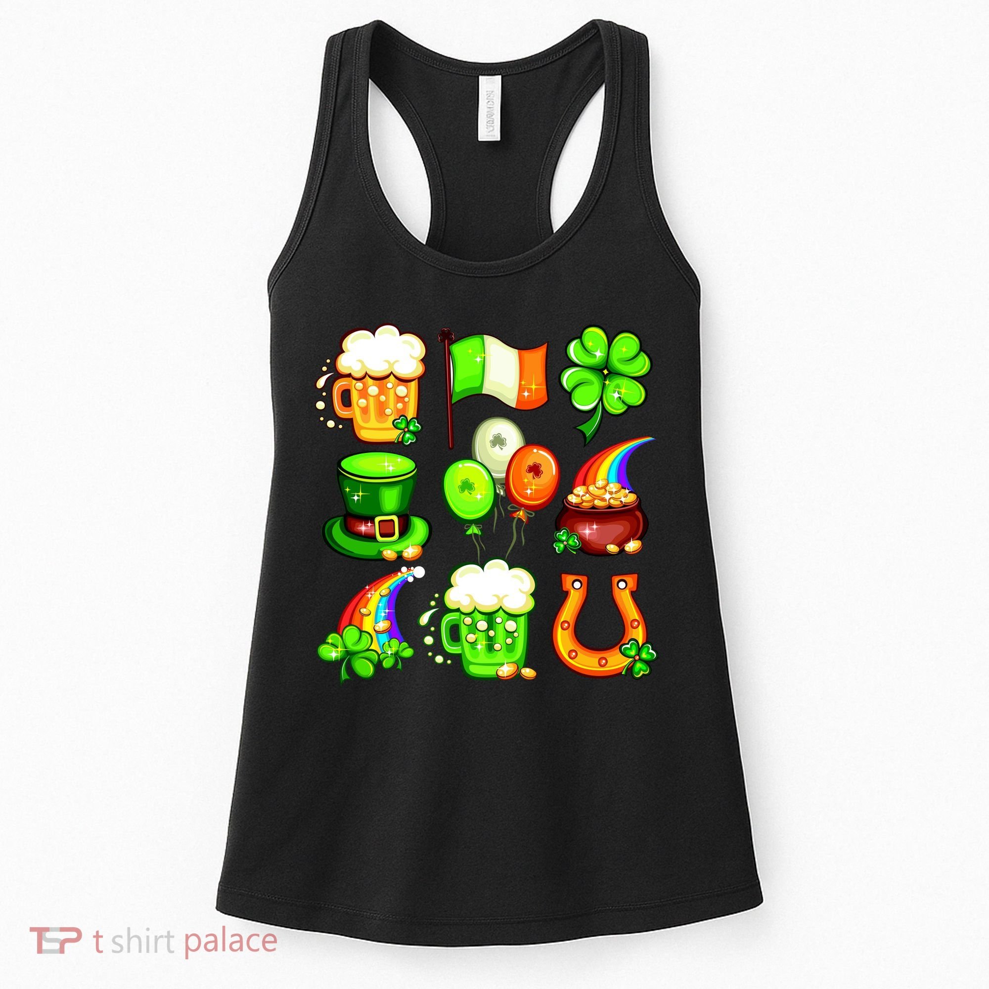 Irish Party Favors Festive St. Patrick's Day Mashup Women's Tank Top