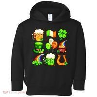Irish Party Favors Festive St. Patrick's Day Mashup Toddler Hoodie thumb 0