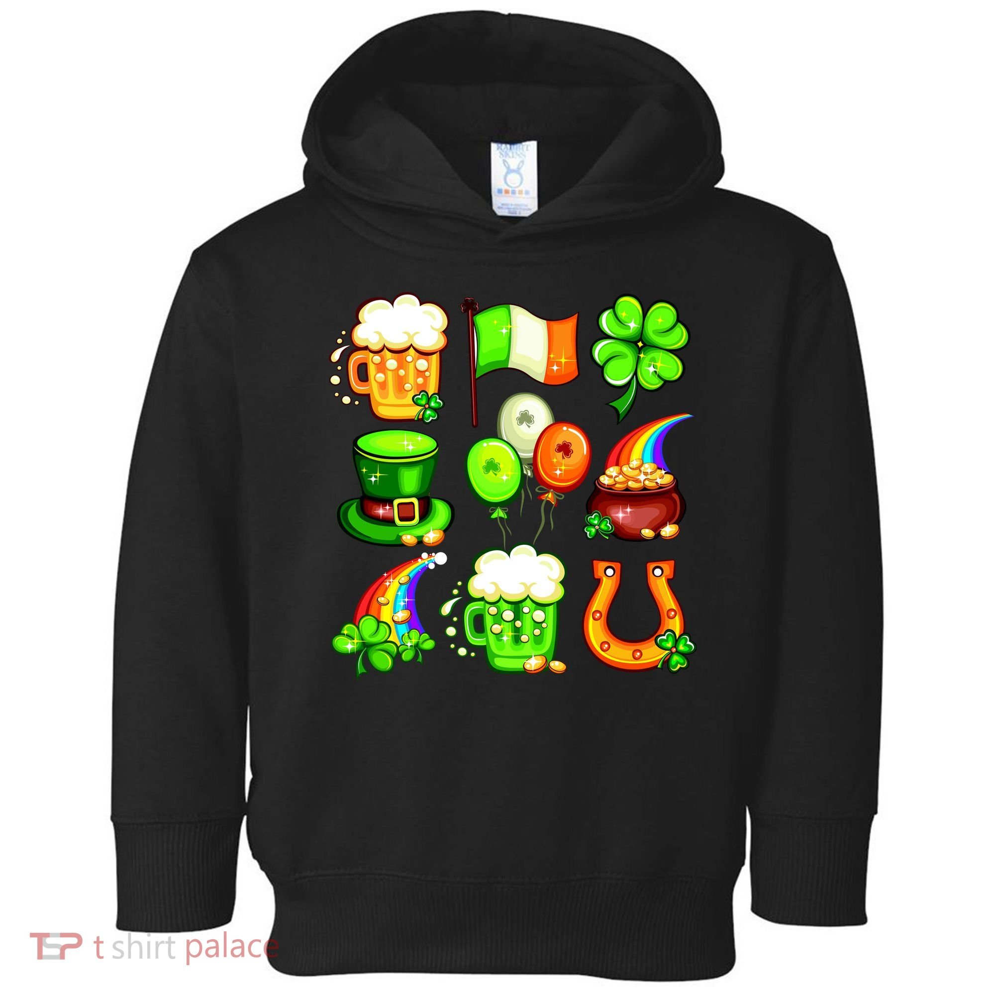 Irish Party Favors Festive St. Patrick's Day Mashup Toddler Hoodie