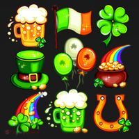 Irish Party Favors Festive St. Patrick's Day Mashup Toddler Hoodie thumb 2