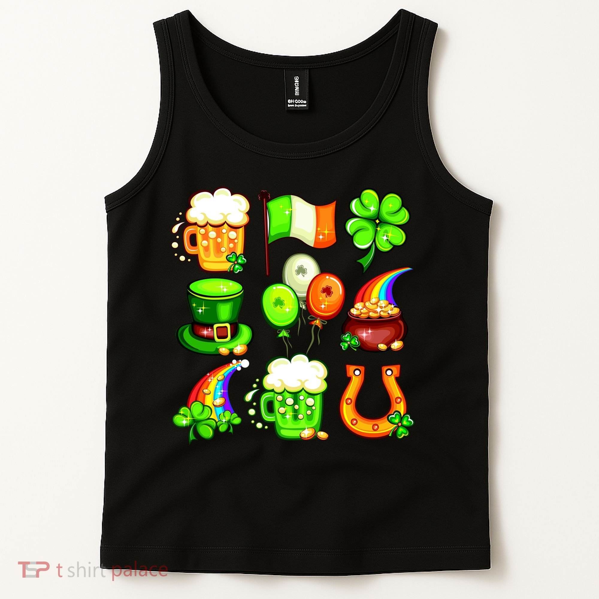 Irish Party Favors Festive St. Patrick's Day Mashup Tank Top