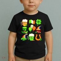 Irish Party Favors Festive St. Patrick's Day Mashup Toddler T-Shirt thumb 2