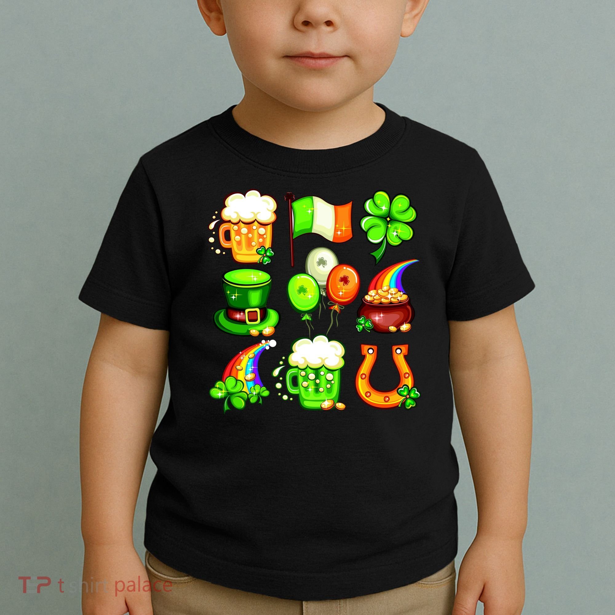 Irish Party Favors Festive St. Patrick's Day Mashup Toddler T-Shirt