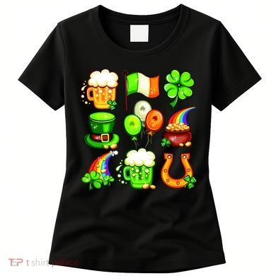 Irish Party Favors Festive St. Patrick's Day Mashup Women's T-Shirt