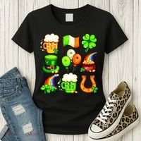 Irish Party Favors Festive St. Patrick's Day Mashup Women's T-Shirt thumb 3