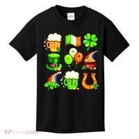Irish Party Favors Festive St. Patrick's Day Mashup Kids T-Shirt thumb 0