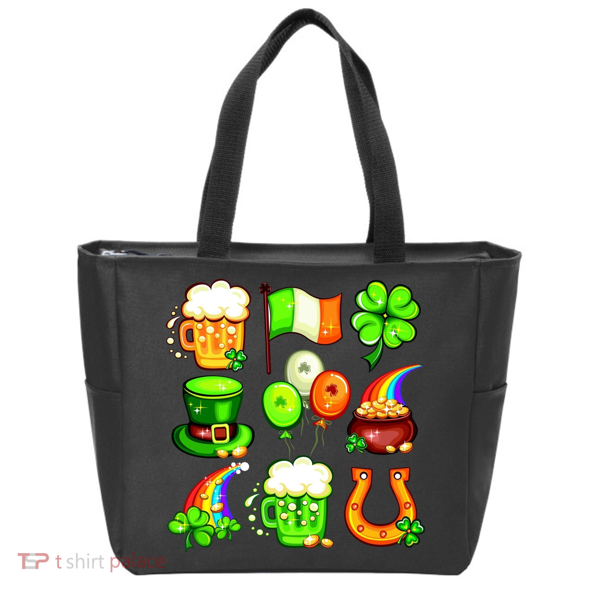 Irish Party Favors Festive St. Patrick's Day Mashup Tote Bag