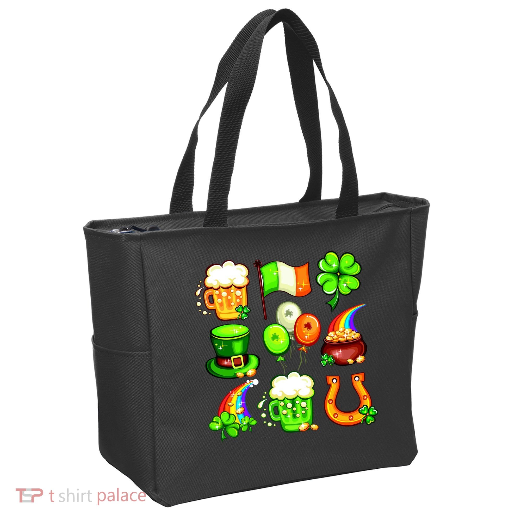 Irish Party Favors Festive St. Patrick's Day Mashup Tote Bag