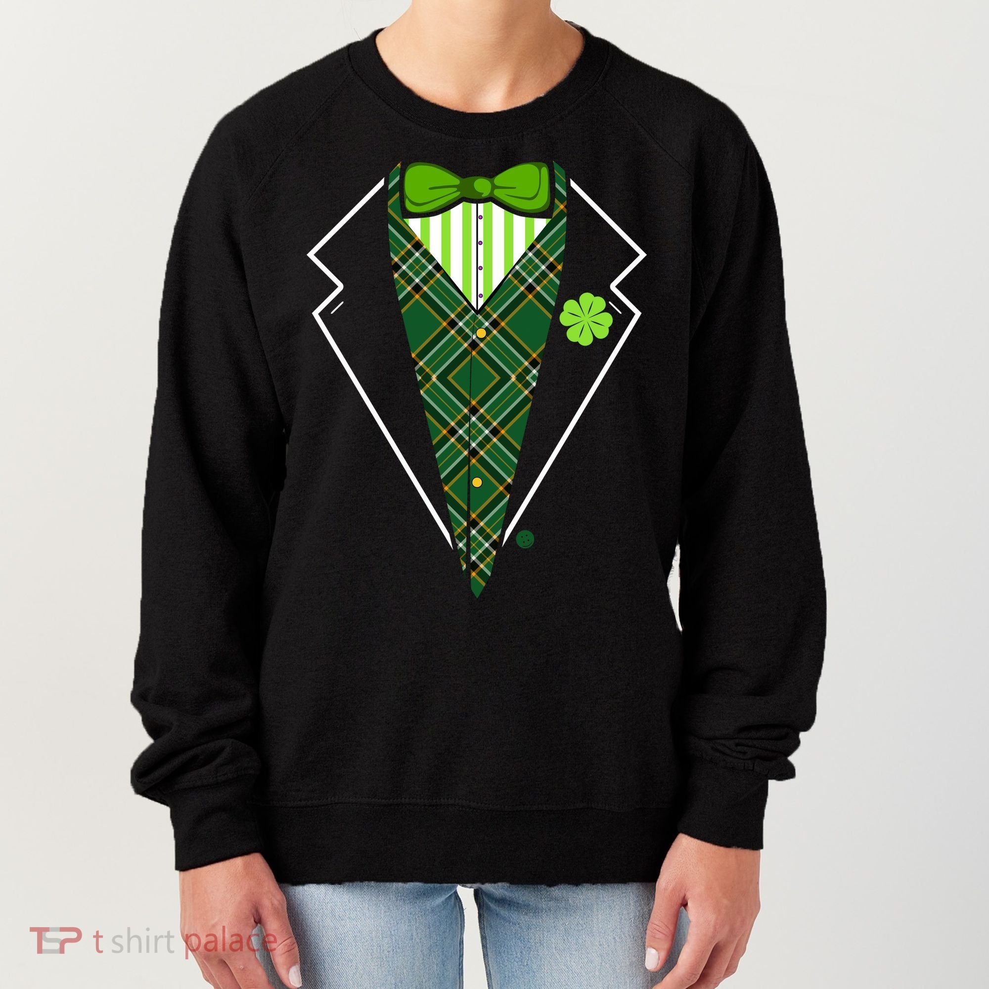 Irish Party Tuxedo Women's Sweatshirt