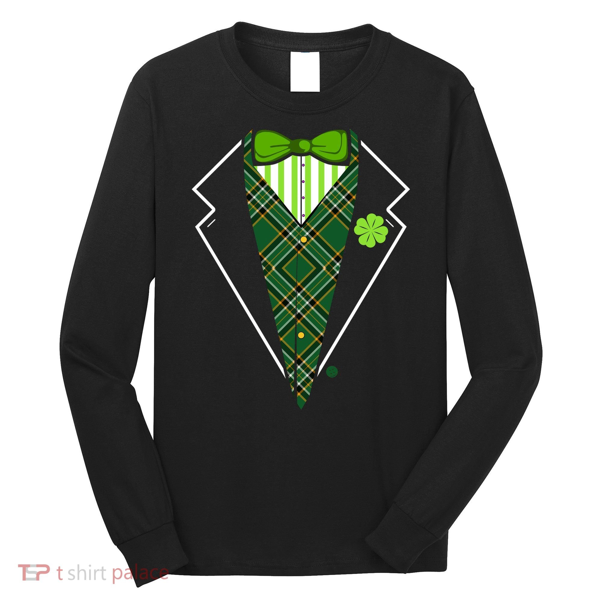 Irish Party Tuxedo Long Sleeve Shirt