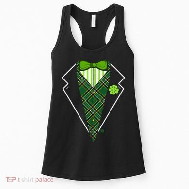 Irish Party Tuxedo Women's Tank Top