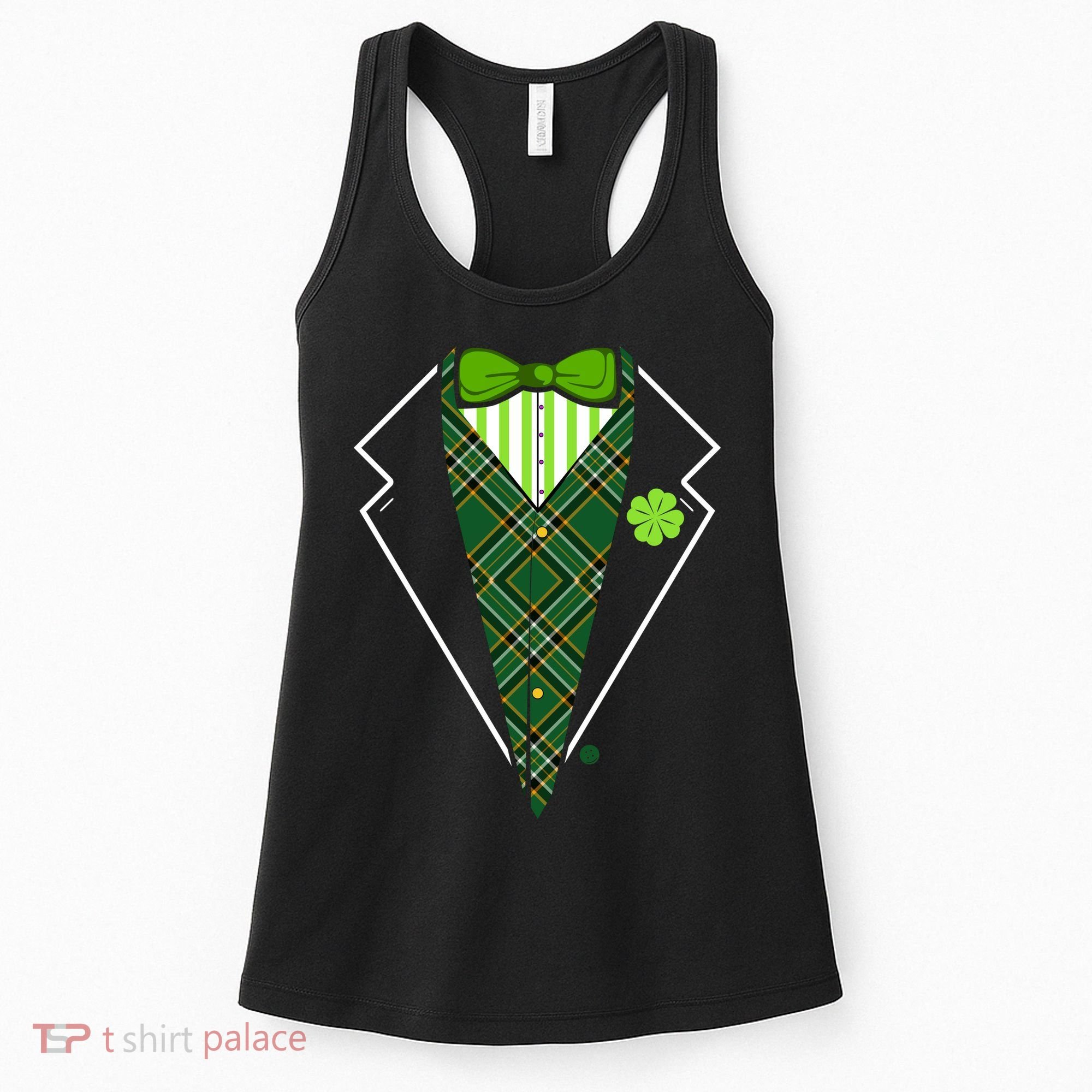 Irish Party Tuxedo Women's Tank Top