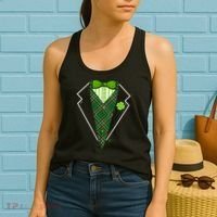 Irish Party Tuxedo Women's Tank Top thumb 2