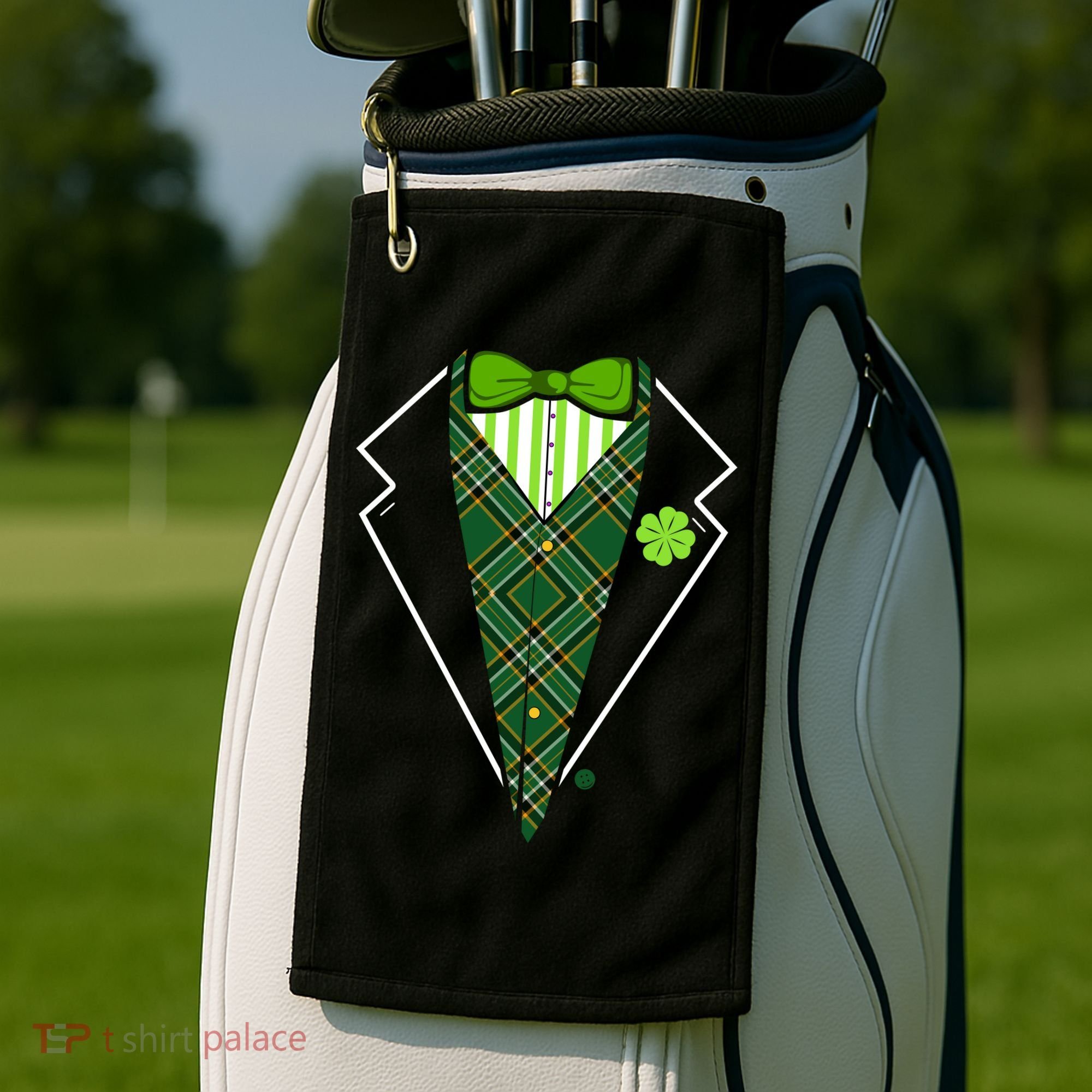 Irish Party Tuxedo Golf Towel