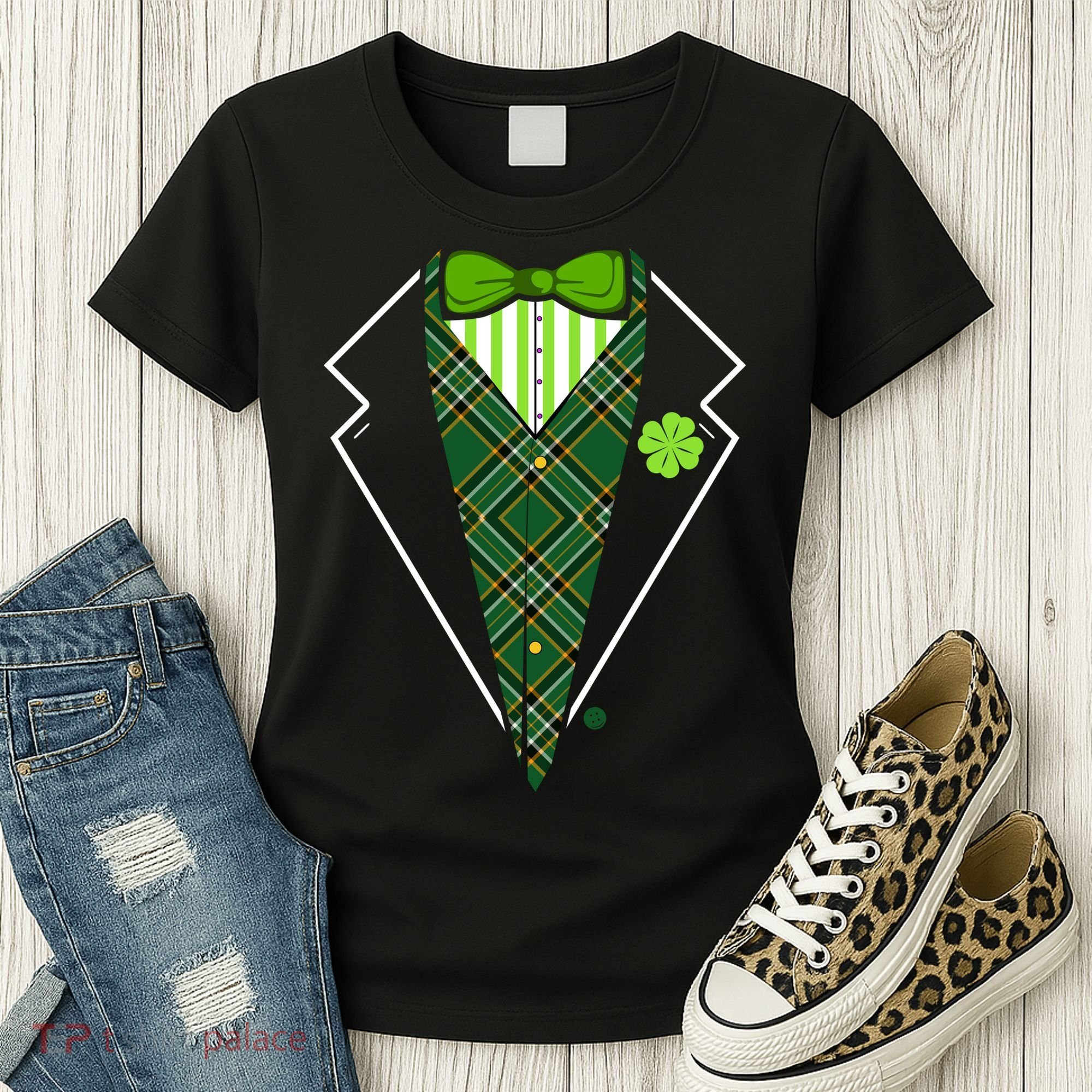 Irish Party Tuxedo Women's T-Shirt
