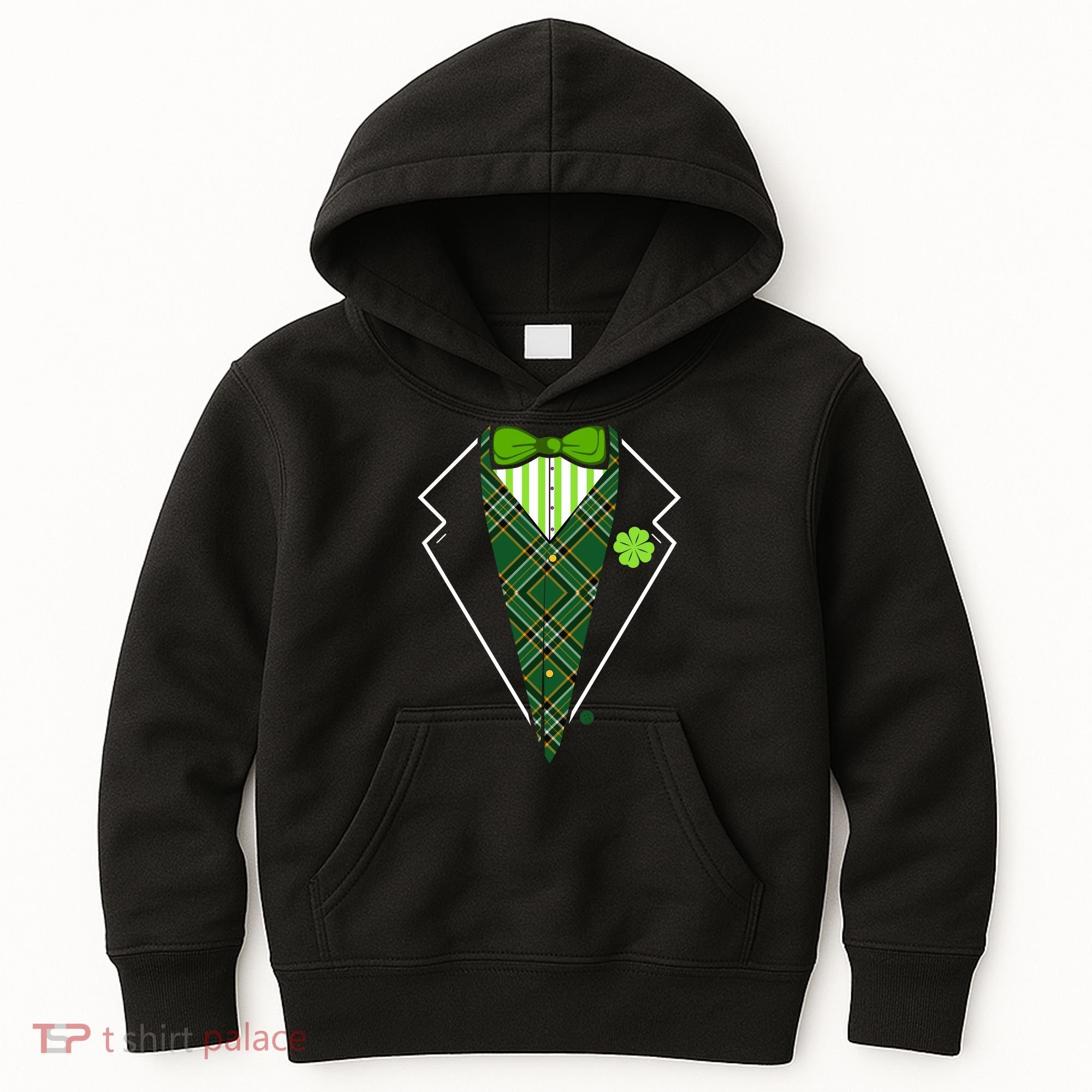 Irish Party Tuxedo Kids Hoodie