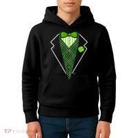 Irish Party Tuxedo Kids Hoodie thumb 4