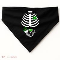 Irish Pregnant Skeleton Baby Beer USA-Made Doggie Bandana thumb 0