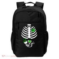 Irish Pregnant Skeleton Baby Beer Backpack thumb 0