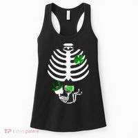 Irish Pregnant Skeleton Baby Beer Women's Tank Top thumb 0
