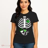 Irish Pregnant Skeleton Baby Beer Women's T-Shirt thumb 4
