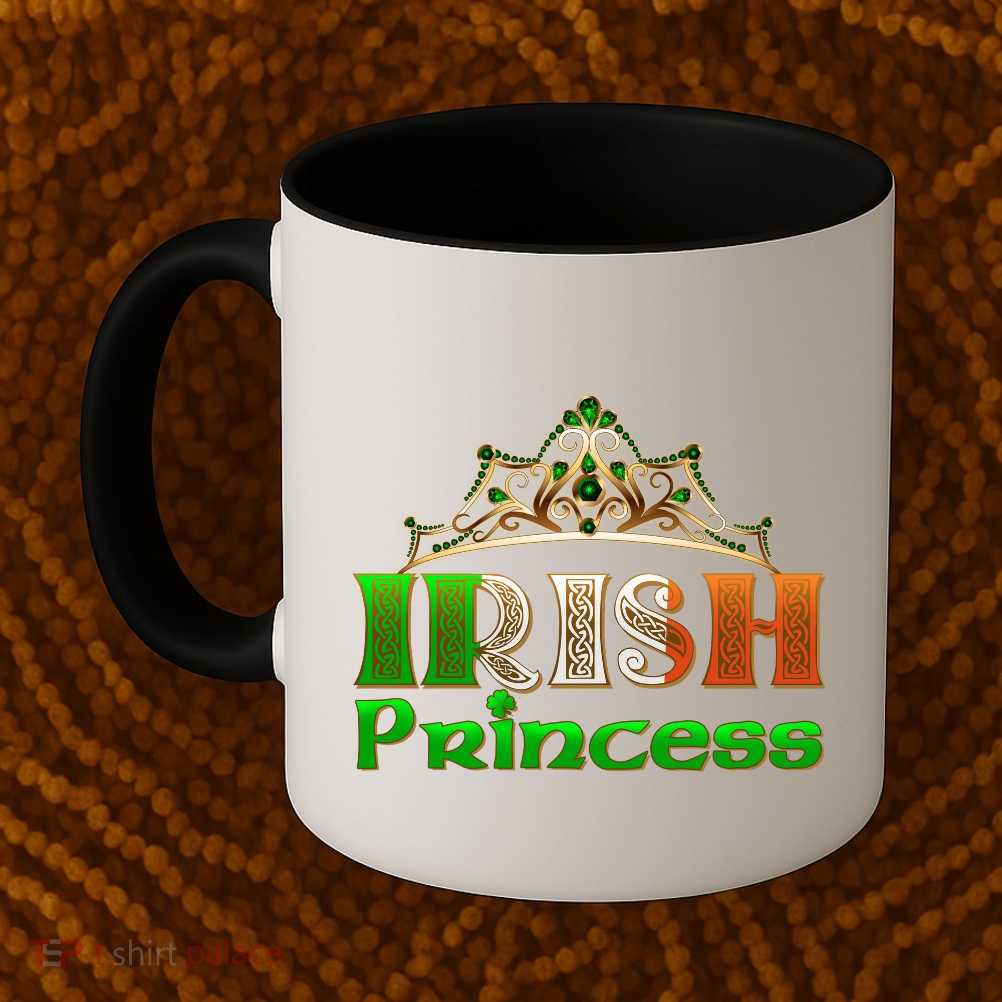 Irish Princess Crown St. Patrick's Day Coffee Mug