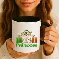Irish Princess Crown St. Patrick's Day Coffee Mug thumb 3