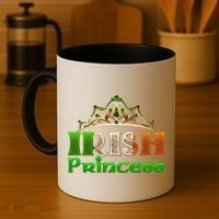Irish Princess Crown St. Patrick's Day Coffee Mug thumb 4