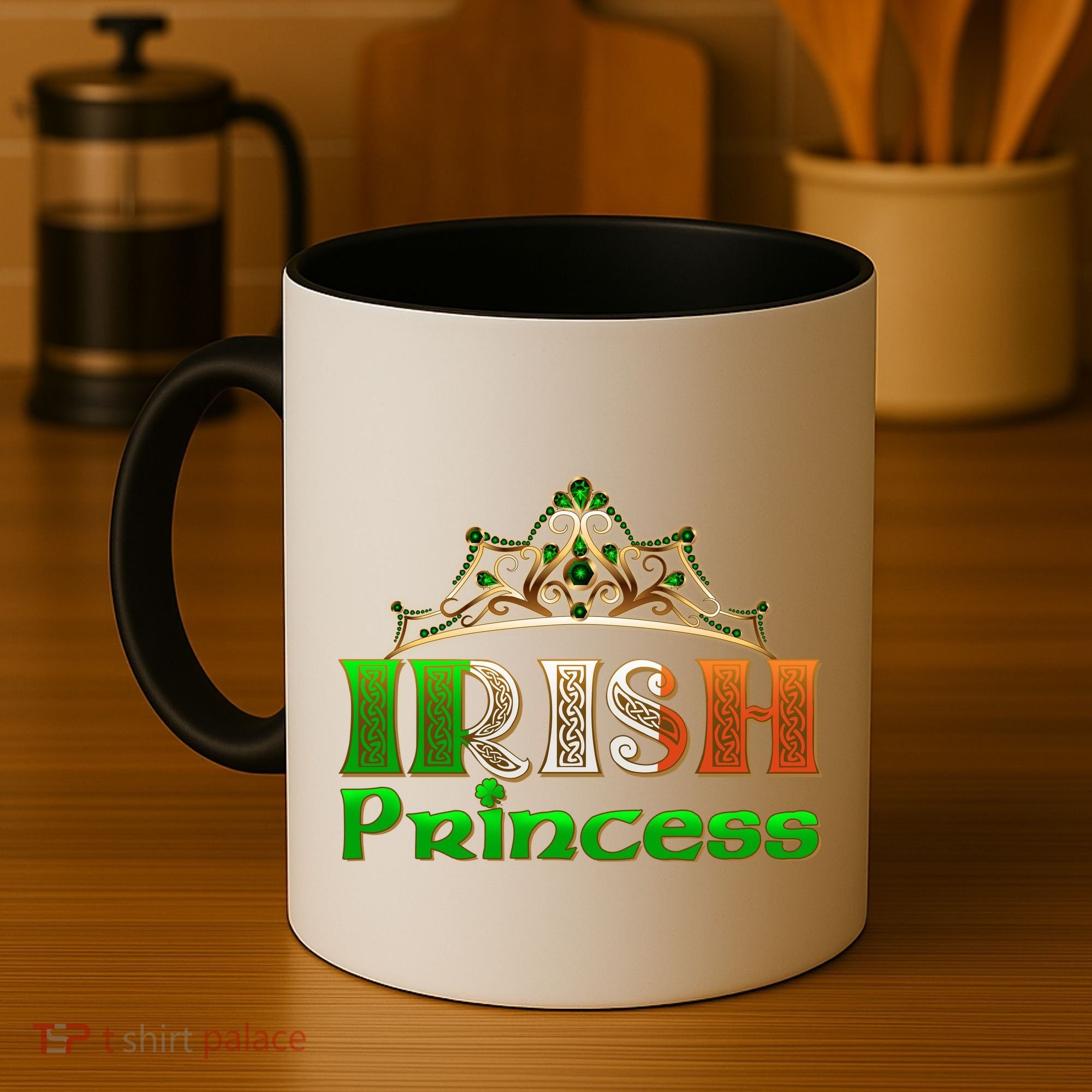 Irish Princess Crown St. Patrick's Day Coffee Mug