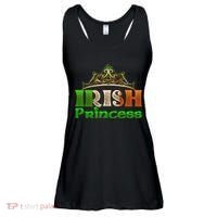 Irish Princess Crown St. Patrick's Day Ladies Essential Flowy Tank thumb 0