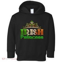 Irish Princess Crown St. Patrick's Day Toddler Hoodie thumb 0