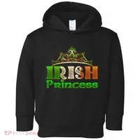 Irish Princess Crown St. Patrick's Day Toddler Hoodie thumb 0