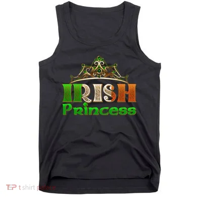 Irish Princess Crown St. Patrick's Day Tank Top