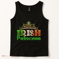 Irish Princess Crown St. Patrick's Day Tank Top thumb 2