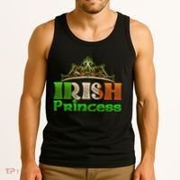 Irish Princess Crown St. Patrick's Day Tank Top thumb 3