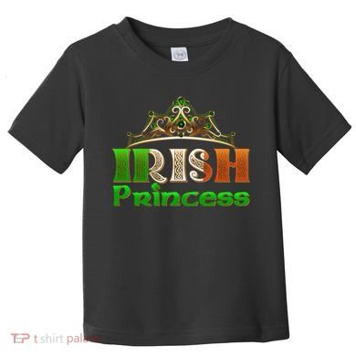 Irish Princess Crown St. Patrick's Day Toddler T-Shirt