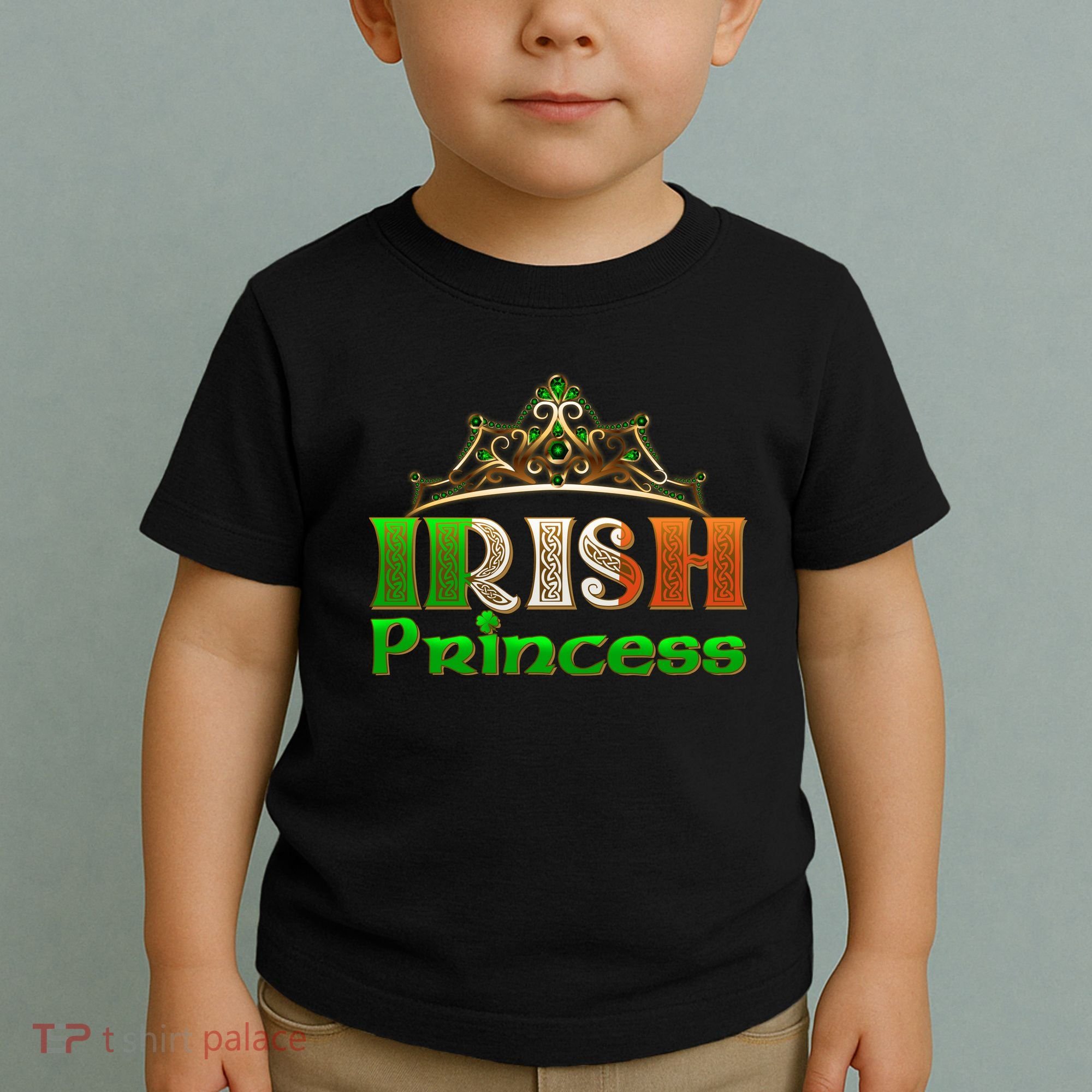 Irish Princess Crown St. Patrick's Day Toddler T-Shirt