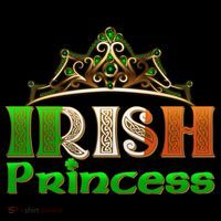 Irish Princess Crown St. Patrick's Day Kids Long Sleeve Shirt thumb 2